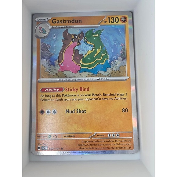 Other - Gastrodon 107/191 Rare Surging Sparks Pokemon Reverse Holo Near Mint
